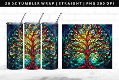 Tree 20oz Tumbler Wrap | Sublimation PNG Design Product Image 1