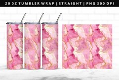 Alcohol Ink 20oz Tumbler Wrap | Sublimation PNG Design Product Image 1