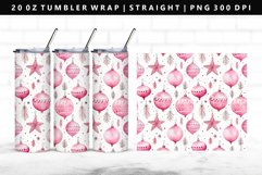 Christmas 20oz Tumbler Wrap | Sublimation PNG Design Product Image 1