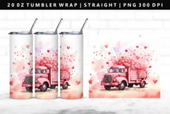 Truck 20oz Tumbler Wrap | Sublimation PNG Design Product Image 1