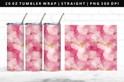 Alcohol Ink 20oz Tumbler Wrap | Sublimation PNG Design Product Image 1