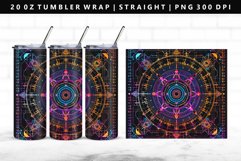 Mandala 20oz Tumbler Wrap | Sublimation PNG Design Product Image 1