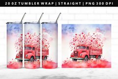 Truck 20oz Tumbler Wrap | Sublimation PNG Design Product Image 1