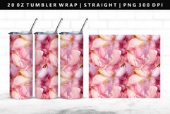 Alcohol Ink 20oz Tumbler Wrap | Sublimation PNG Design Product Image 1