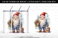 Gnome 20oz Tumbler Wrap | Sublimation PNG Design Product Image 1