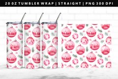 Christmas 20oz Tumbler Wrap | Sublimation PNG Design Product Image 1