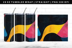 Retro Pop Art 20oz Tumbler Wrap | Sublimation PNG Design Product Image 1