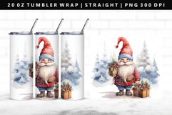 Gnome 20oz Tumbler Wrap | Sublimation PNG Design Product Image 1