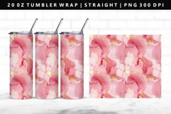 Alcohol Ink 20oz Tumbler Wrap | Sublimation PNG Design Product Image 1