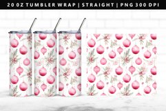Christmas 20oz Tumbler Wrap | Sublimation PNG Design Product Image 1