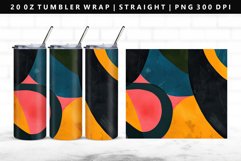 Retro Pop Art 20oz Tumbler Wrap | Sublimation PNG Design Product Image 1