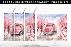 Truck 20oz Tumbler Wrap | Sublimation PNG Design Product Image 1