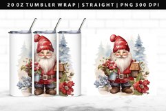 Gnome 20oz Tumbler Wrap | Sublimation PNG Design Product Image 1