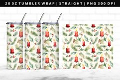 Christmas 20oz Tumbler Wrap | Sublimation PNG Design Product Image 1