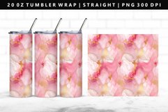 Alcohol Ink 20oz Tumbler Wrap | Sublimation PNG Design Product Image 1