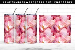 Alcohol Ink 20oz Tumbler Wrap | Sublimation PNG Design Product Image 1