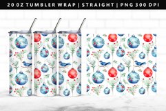 Christmas 20oz Tumbler Wrap | Sublimation PNG Design Product Image 1