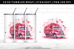 Truck 20oz Tumbler Wrap | Sublimation PNG Design Product Image 1