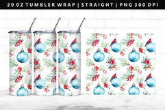 Christmas 20oz Tumbler Wrap | Sublimation PNG Design Product Image 1