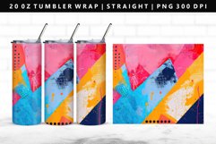 Retro Pop Art 20oz Tumbler Wrap | Sublimation PNG Design Product Image 1
