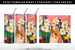 Capybara 20oz Tumbler Wrap | Sublimation PNG Design Product Image 1