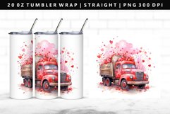 Truck 20oz Tumbler Wrap | Sublimation PNG Design Product Image 1