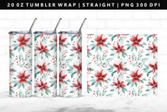 Christmas 20oz Tumbler Wrap | Sublimation PNG Design Product Image 1
