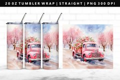 Truck 20oz Tumbler Wrap | Sublimation PNG Design Product Image 1