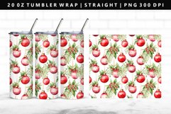 Christmas 20oz Tumbler Wrap | Sublimation PNG Design Product Image 1
