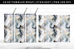 Alcohol Ink 20oz Tumbler Wrap | Sublimation PNG Design Product Image 1
