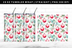 Christmas 20oz Tumbler Wrap | Sublimation PNG Design Product Image 1
