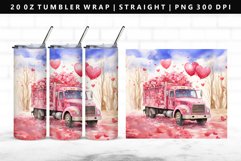 Truck 20oz Tumbler Wrap | Sublimation PNG Design Product Image 1