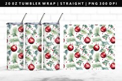 Christmas 20oz Tumbler Wrap | Sublimation PNG Design Product Image 1