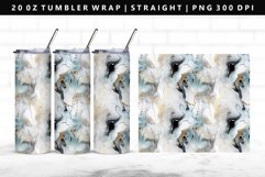 Alcohol Ink 20oz Tumbler Wrap | Sublimation PNG Design Product Image 1