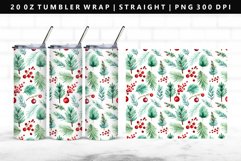 Christmas 20oz Tumbler Wrap | Sublimation PNG Design Product Image 1