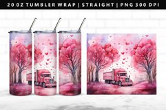 Truck 20oz Tumbler Wrap | Sublimation PNG Design Product Image 1