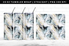 Alcohol Ink 20oz Tumbler Wrap | Sublimation PNG Design Product Image 1