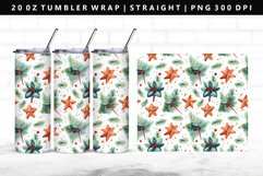 Christmas 20oz Tumbler Wrap | Sublimation PNG Design Product Image 1