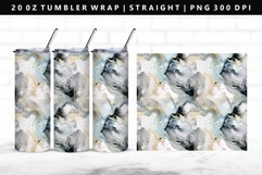 Alcohol Ink 20oz Tumbler Wrap | Sublimation PNG Design Product Image 1
