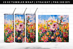 Pig 20oz Tumbler Wrap | Sublimation PNG Design Product Image 1