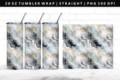Alcohol Ink 20oz Tumbler Wrap | Sublimation PNG Design Product Image 1