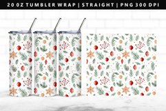 Christmas 20oz Tumbler Wrap | Sublimation PNG Design Product Image 1