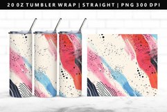 Retro Pop Art 20oz Tumbler Wrap | Sublimation PNG Design Product Image 1