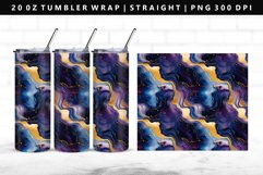 Alcohol Ink 20oz Tumbler Wrap | Sublimation PNG Design Product Image 1