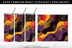 Retro Pop Art 20oz Tumbler Wrap | Sublimation PNG Design Product Image 1