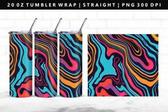 Retro Pop Art 20oz Tumbler Wrap | Sublimation PNG Design Product Image 1