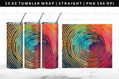 Retro Pop Art 20oz Tumbler Wrap | Sublimation PNG Design Product Image 1