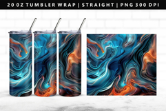 Flower 20oz Tumbler Wrap | Sublimation PNG Design Product Image 1