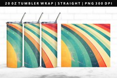 Retro Pop Art 20oz Tumbler Wrap | Sublimation PNG Design Product Image 1
