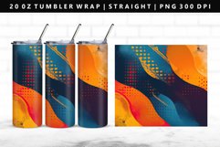 Retro Pop Art 20oz Tumbler Wrap | Sublimation PNG Design Product Image 1